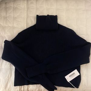 Reformation Luisa Cropped Cashmere Cropped Sweater